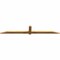 Ekena Millwork Eugene Rough Sawn Timber Gable Bracket, Western Red Cedar, 96"W x 16"H x 2"D x 4"F, 4/12 Pitch GBW096X16X0204EUG00RWR - alternate 3